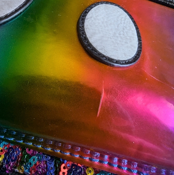 Disney Parks Rainbow Sequins Mini Back Pack - Picture 6 of 15